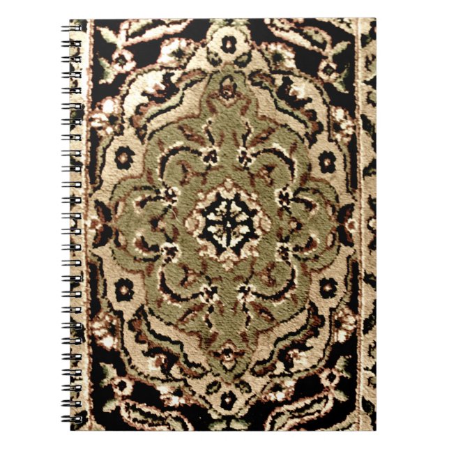 Oriental Rug Spiral Notebook (Front)