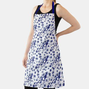 Oriental Sakura Branch Pattern Apron