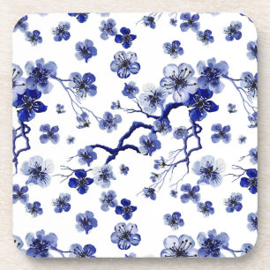 Oriental Sakura Branch Pattern Coaster