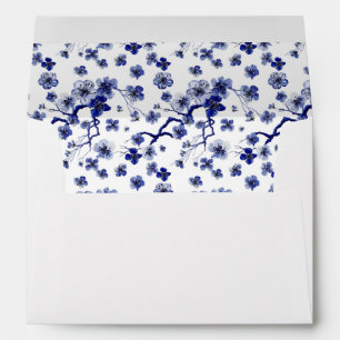 Oriental Sakura Branch Pattern Envelope