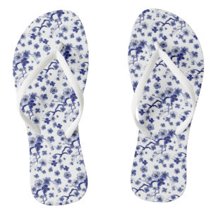 Oriental Sakura Branch Pattern Jandals