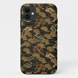Oriental Sea Dragon Pattern Case-Mate iPhone Case