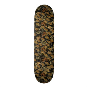 Oriental Sea Dragon Pattern Skateboard