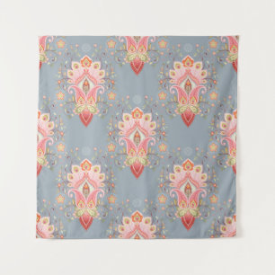 Oriental seamless background with paisley flower a tapestry