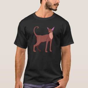 Oriental Shorthair Cat Exotic Cat Pet Owners Cat   T-Shirt