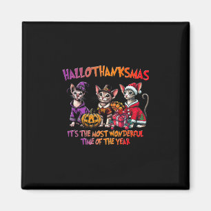 Oriental Shorthair Halloween Thanksgiving Christma Magnet