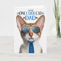 Oriental Shorthair Tabby Father's Day One Cool Cat