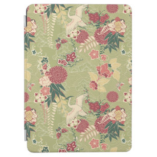 Oriental Silk Painting Pattern iPad Air Cover