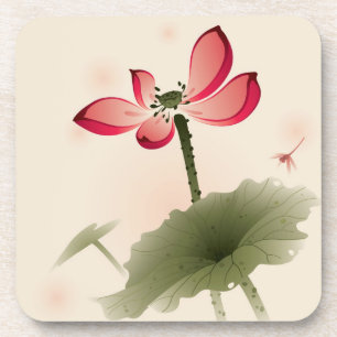 Oriental style Lotus Coaster