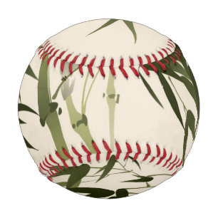 Oriental style painting, bamboo branches baseball