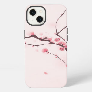 Oriental style painting, cherry blossom iPhone 13 case