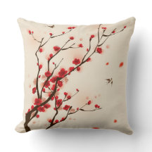 Oriental style painting, plum blossom in spring 2