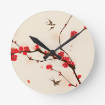 Oriental style painting, plum blossom in spring 3