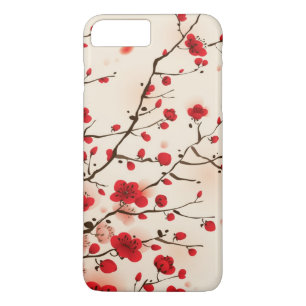 Oriental style painting, plum blossom in spring iPhone 8 plus/7 plus case