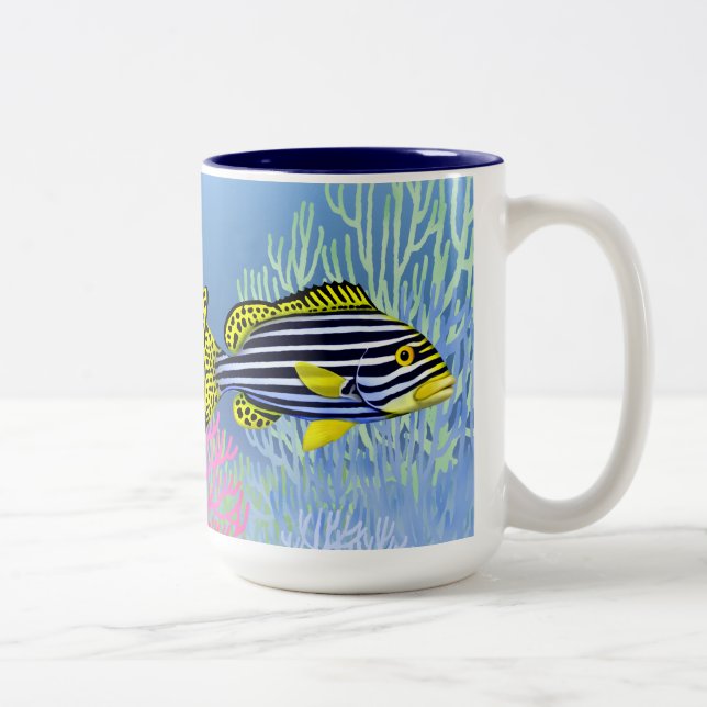 Oriental Sweetlips Reef Fish Mug (Right)