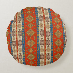 Oriental Turkish Pattern Round Pillow