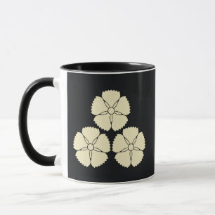 Oriental Vintage Akizuki Clan Japanese Kamon Crest Mug