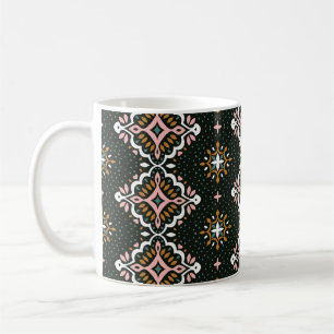 Oriental Vintage damask pattern. Talavera pottery. Coffee Mug