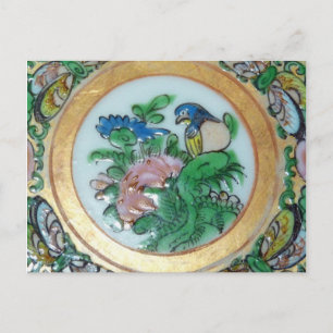 Oriental Vintage Design Postcard