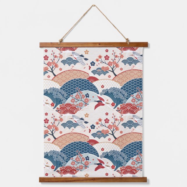 Oriental wallpaper  hanging tapestry (Front)