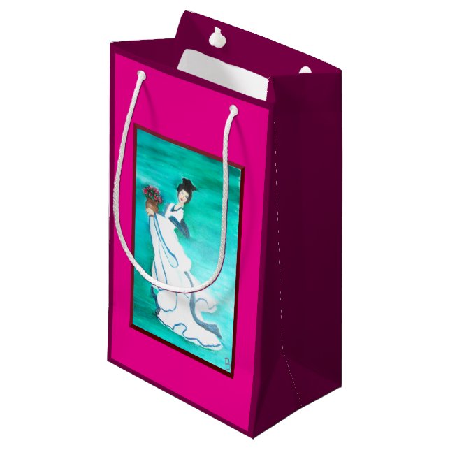 Oriental Woman Gift Bag (Front Angled)