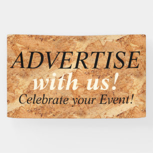 orientated strand board - OSB seamless pattern Banner