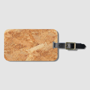 orientated strand board - OSB seamless pattern Luggage Tag