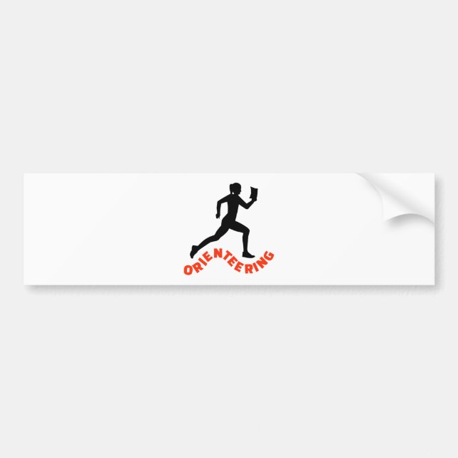 Orienteering Bumper Sticker (Front)