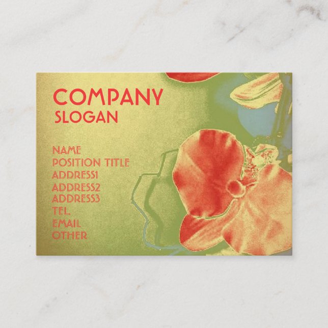 Orientorchid - Customised Business Card (Front)