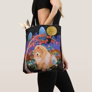 ORIGAMI AUTUMN Chow tote or crossbody bag