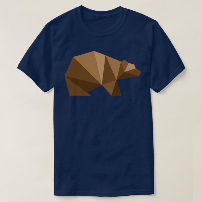 origami bear 10 T-Shirt (Design Front)