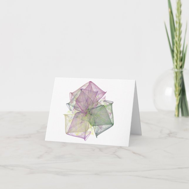 Origami BLANK Note Card (Front)