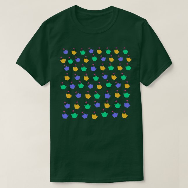 origami boat  T-Shirt (Design Front)
