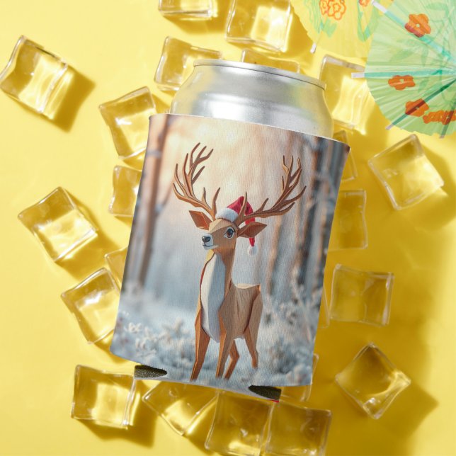 Origami christmas reindeer  can cooler (In Situ Summer)