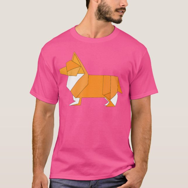 Origami Corgi T-Shirt (Front)