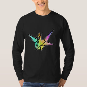 Origami Crane Bird Japanese Folding Paper T-Shirt