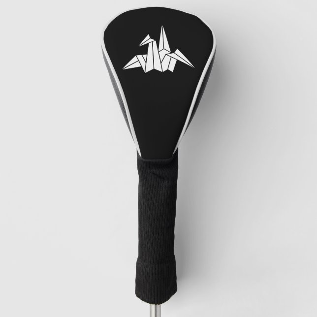 Origami crane golf head cover (Front)