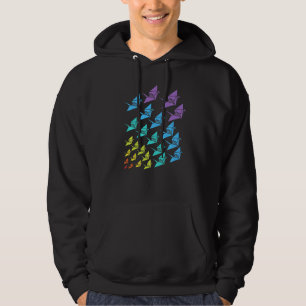 Origami Cranes Japanese Origami Crane Craft Hoodie
