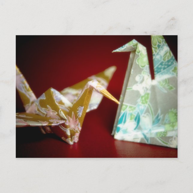 Origami Cranes • Postcard (Front)