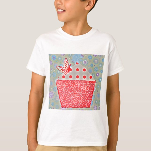 ORIGAMI CUP CAKE ART T-Shirt (Front)