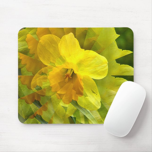 Origami Daffodil...... Mouse Pad (With Mouse)