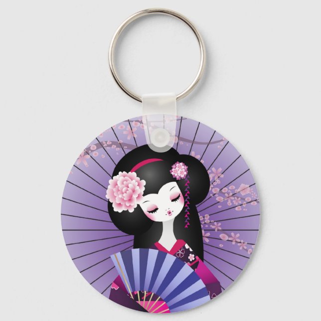 Origami Doll 2 Keychain (Front)