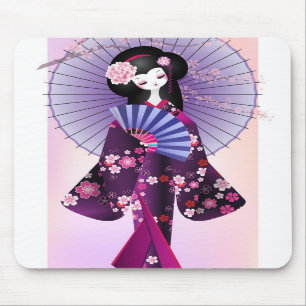 Origami Doll 2 Mousepad