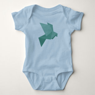Origami Dove Baby Bodysuit