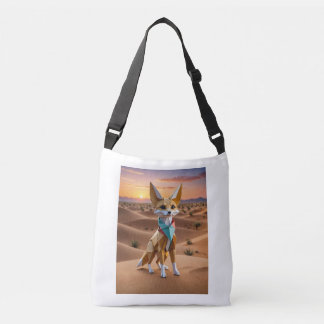 Origami Fennec fox tote bag