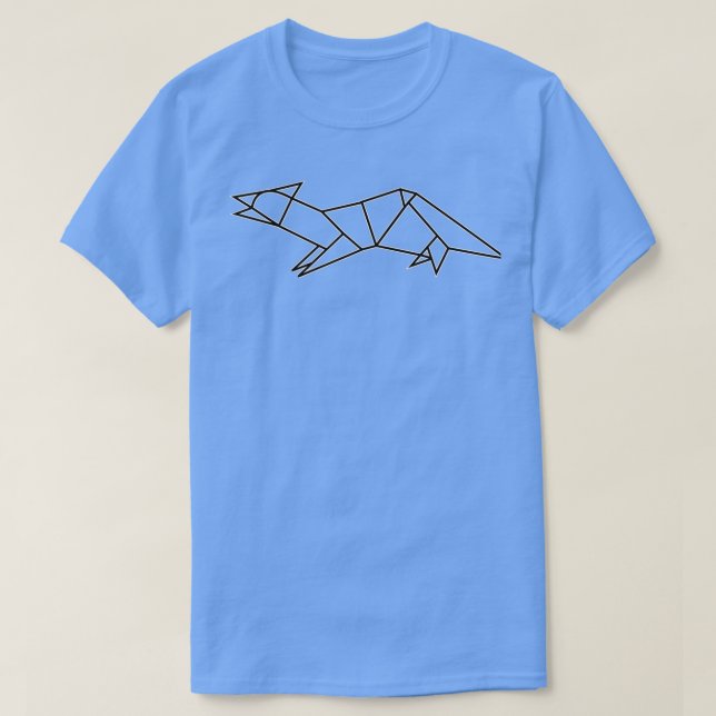 Origami Ferret 1 T-Shirt (Design Front)