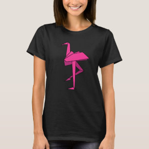 Origami Flamingo Paper Folding Origamist Flamingoe T-Shirt