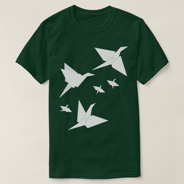 Origami Flights Light blue T-Shirt (Design Front)