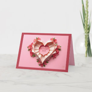 Origami Flowers Mother's Day Card (4)