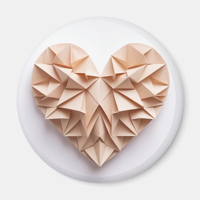Origami heart magnet (Front)